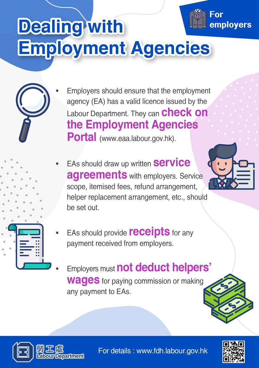 Infographics on Employment of Foreign Domestic Helpers - For Employers